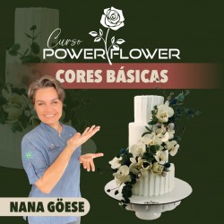 Kit Power Flower Cores Basicas da Prof. Nana Goese