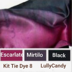 Conjunto Fosco Tie Dye 8 com 3 corantes