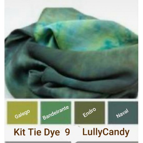 Conjunto Fosco Tie Dye 9 com 4 corantes