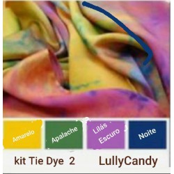 Conjunto Fosco Tie Dye 2 com 4 corantes