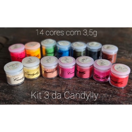 Kit Candylly 3 com 14 cores