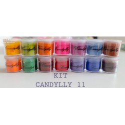 Kit  Candylly 11 com 14 cores